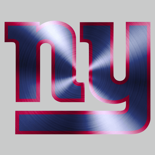 New York Giants Stainless steel logo iron on paper